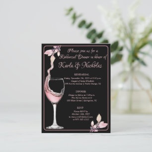 Convites janto Formal de Ensaio em Negro