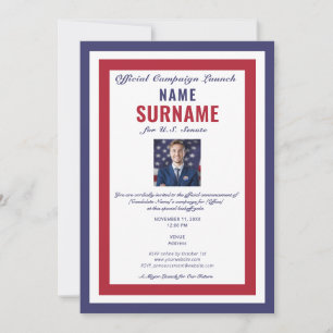 Convites Janto Gala da Campanha Oficial Candidata Política