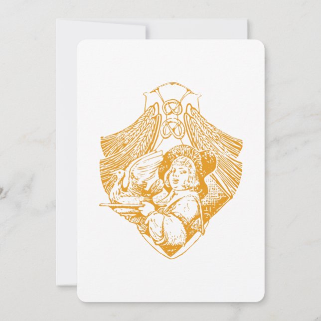 Convites Janto Letra Turca de Ação de Graças (Verso)