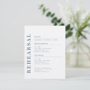 Convites Janto mínimo moderno de ensaio branco elegante