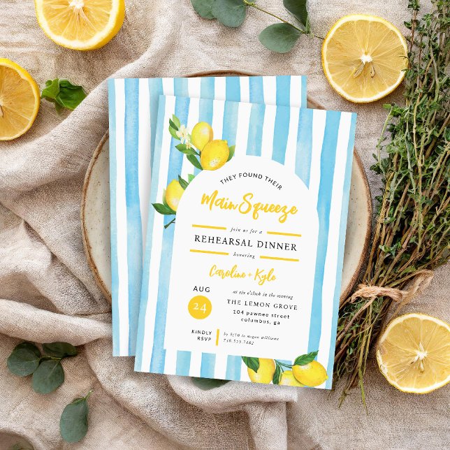 Convites Janto principal de ensaio de Lemon no Verão (Criador carregado)