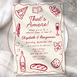 Convites Janto Retrorítico Italiano com Vinho Desenhado Mão