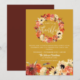 Convites Janto Russo de Ação de Graças de Bombaim Queda de 