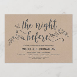 Convites janto Rustic Botanic de ensaio de casamento convid