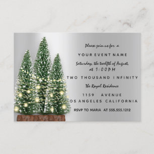 Convites Janto Silver do Partido das Árvores de Natal Féria