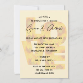 Convites Janto Simples de Ensaio Elegante-AMOR de Girassol