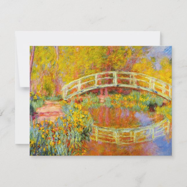 Convites japoneses da ponte de Monet (Frente)