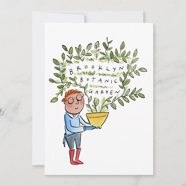 Convites Jardim Botânico Brooklyn (Frente)