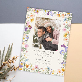 Convites Jardim Botânico de Boho Primavera, Flores Selvagen