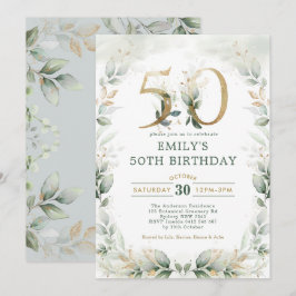 Convites Jardim Botânico Dourado 50º Aniversário