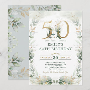 Convites Jardim Botânico Dourado 50º Aniversário