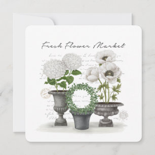 CONVITES JARDIM BRANCO DE FARMHOUSE MODERNO