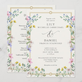 Convites Jardim Country Floral Tudo Em Um Casamento