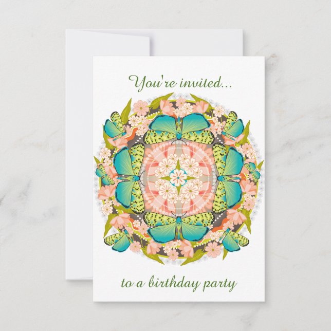 Convites Jardim da Borboleta (Frente)