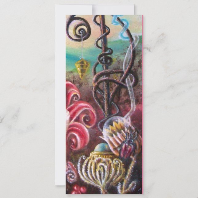 Convites JARDIM DA MELISSA 2, Preto, Branco, Fuchsia (Frente)