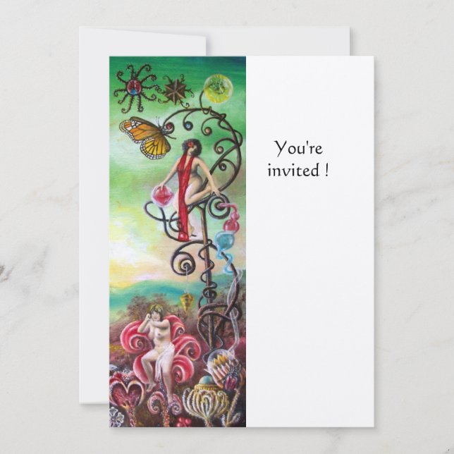 Convites JARDIM DA MELISSA champanhe (Frente)