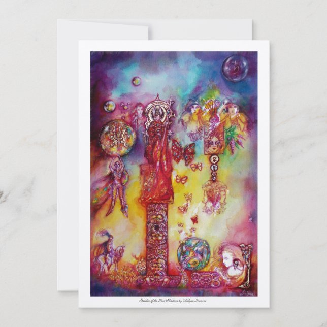 CONVITES JARDIM DAS FADAS DAS SOMBRAS PERDIDAS, BORBOLETAS  (Frente)