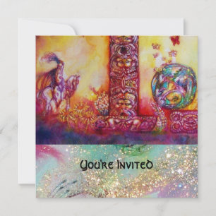 CONVITES JARDIM DAS SOMBRAS PERDIDAS - CAVALEIRO E CAVALO