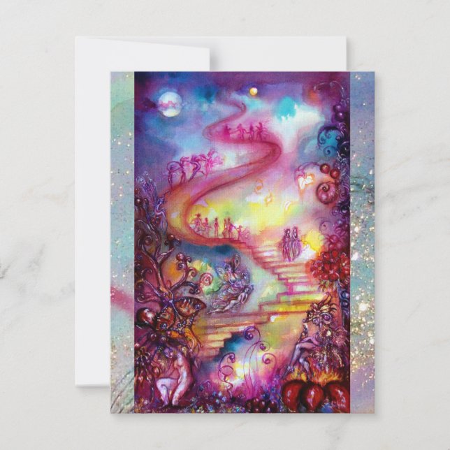 CONVITES JARDIM DAS SOMBRAS PERDIDAS, ESCADAS MÍSTICAS (Frente)