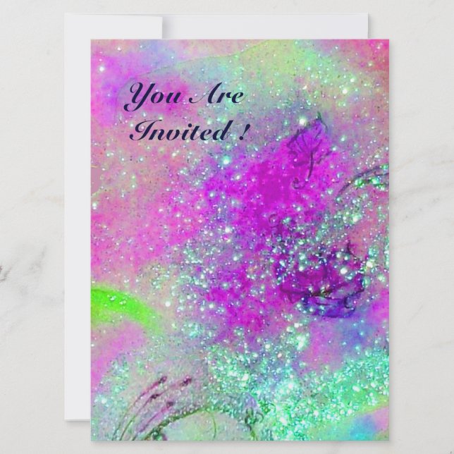 Convites JARDIM DAS SOMBRAS PERDIDAS,PLanta BORBOLETA MÁGIC (Frente)