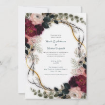 Jardim de Ameixa de Veludo Floral Verde Casamento 