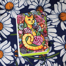 Convites Jardim de Flores de Gato Laranja