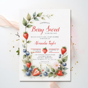 Convites Jardim de Frutas Doces e Deliciosas Festa de Bebê 
