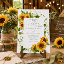 Jardim de Girassóis Elegantes Florais Casamento