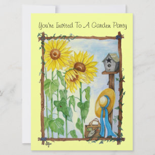 Convites Jardim de Girassol