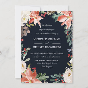 Convites Jardim de Inverno   Casamento Floral