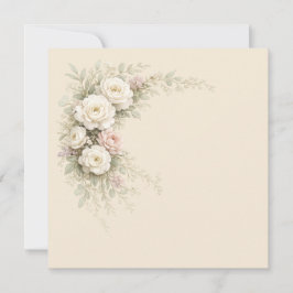 Convites Jardim de Rosas em Aquarela para Sempre