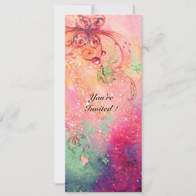 CONVITES JARDIM DE SOMBRA PERDIDA,PLANTA MÁGICA DE BORBOLA (Frente)