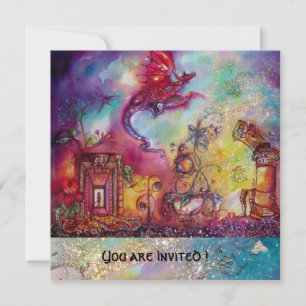 CONVITES JARDIM DE SOMBRAS PERDIDAS - DRAGÃO VERMELHO VOANT