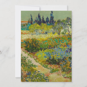 Convites Jardim de Vincent Van Gogh em Arles