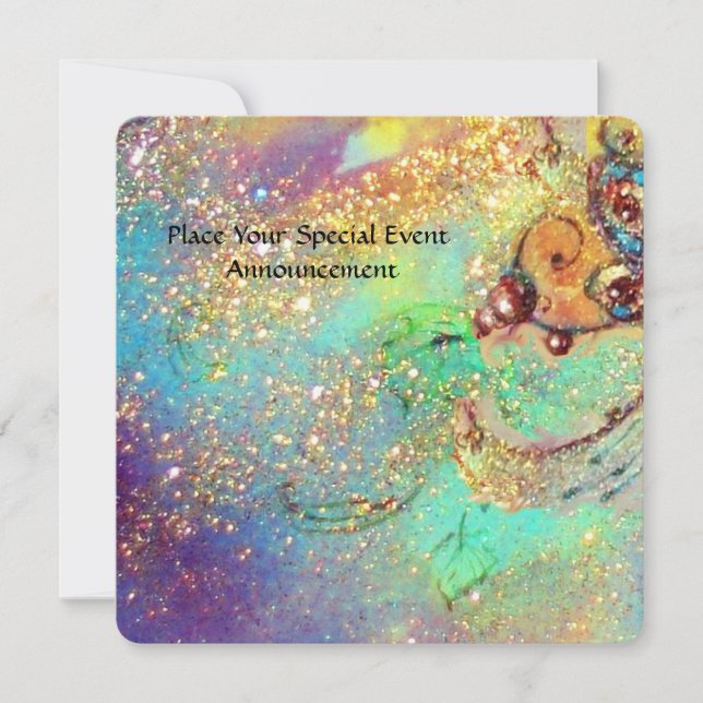 CONVITES JARDIM DO MONOGRAMA DE MANTEIGA DE PINCO DE SOMBRA (Frente)