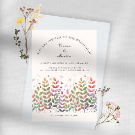 Convites Jardim do outono com Casamento de Dragões