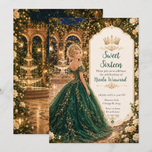 Convites Jardim Esmeralda ao Luar Doce Dezesseis