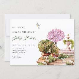 Convites Jardim estético aquarela