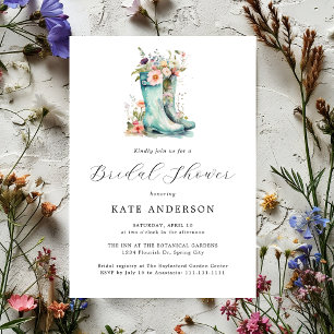 Convites Jardim Floral do Chá de panela Chá de abril