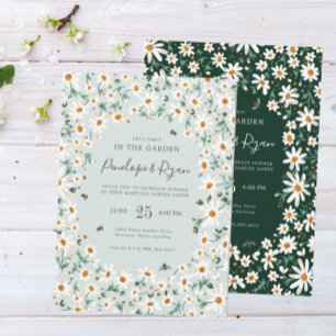 Convites Jardim Floral em Aquarela   Festa de Verão ao Luar