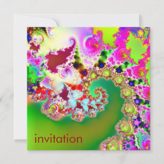 Convites Jardim I de Emma Arte Fractal Goa