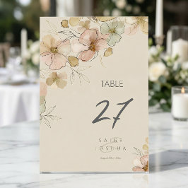Convites Jardim Lavado pelo Sol Floral para Casamento ID128