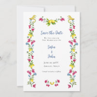 Jardim Mediterrâneo Floral Save the Date