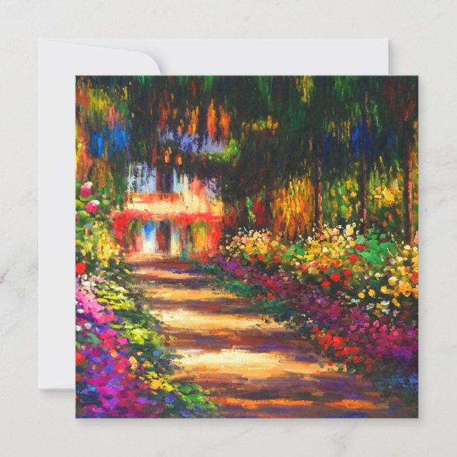 Convites Jardim Monet em Giverny (Frente)