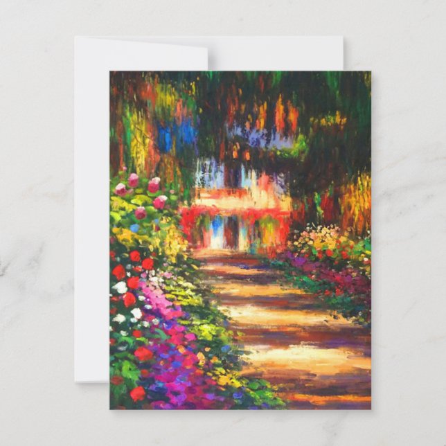 Convites Jardim Monet em Giverny (Frente)