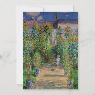 Convites Jardim Monet Vetheuil Pintura Impressionista