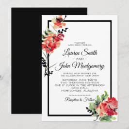 Convites Jardim Romântico Vintage | Casamento