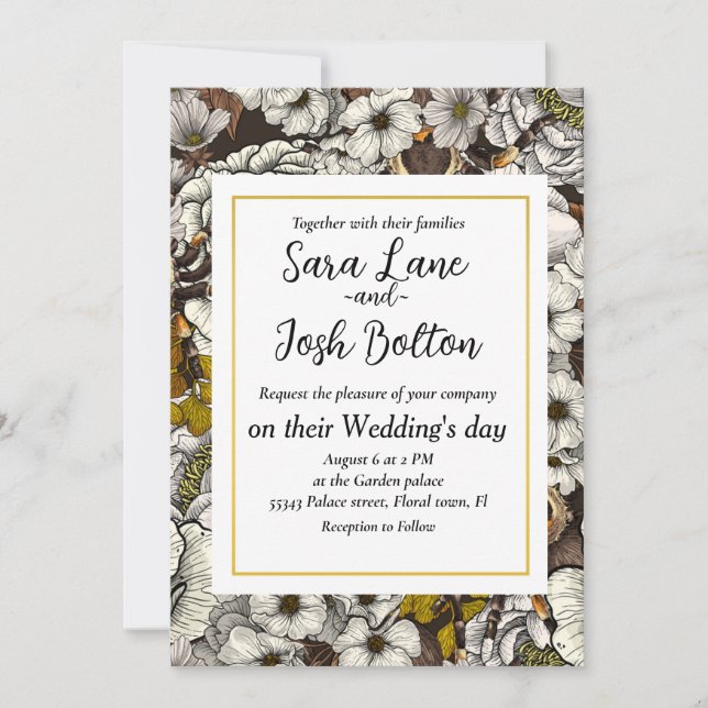 Convites Jardim Tarantula 2 (Frente)