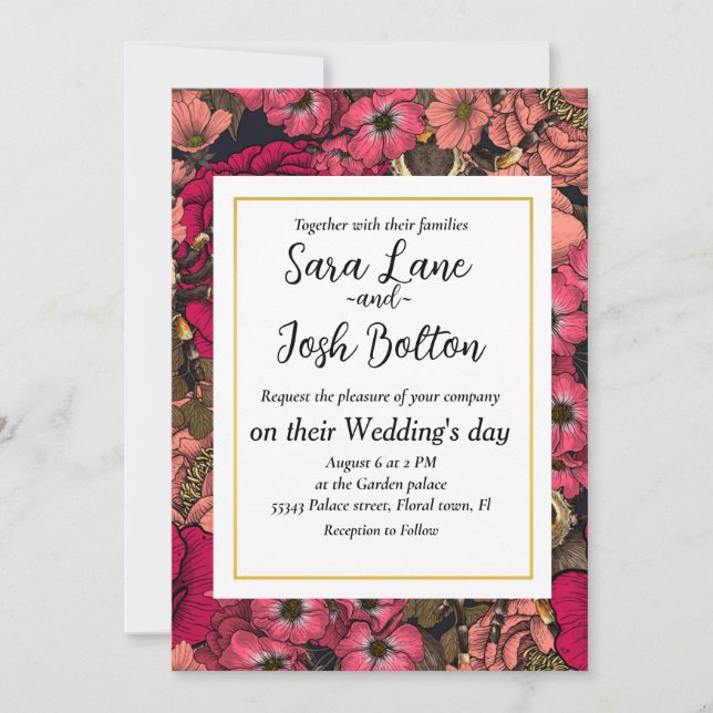 Convites Jardim Tarantula 4 (Frente)