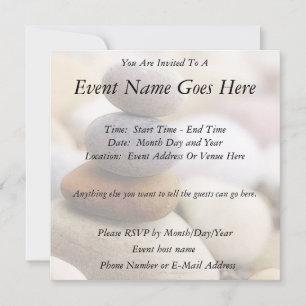 Convites Jardim Zen Rock